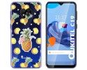 Funda Gel Transparente para Oukitel C19 diseño Piña Dibujos