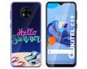 Funda Gel Transparente para Oukitel C19 diseño Summer Dibujos