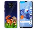 Funda Gel Transparente para Oukitel C19 diseño Tigre Dibujos