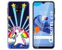 Funda Gel Transparente para Oukitel C19 diseño Unicornio Dibujos