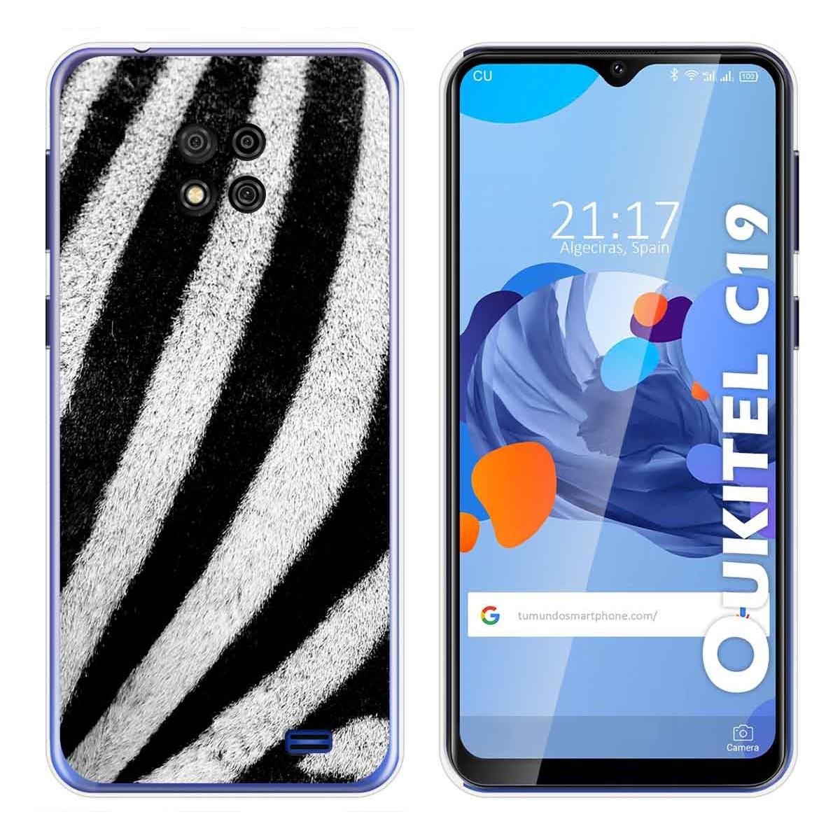 Funda Gel Tpu para Oukitel C19 diseño Animal 02 Dibujos