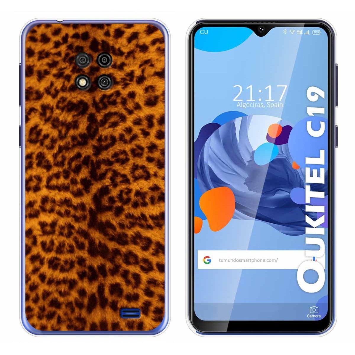 Funda Gel Tpu para Oukitel C19 diseño Animal 03 Dibujos