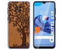 Funda Gel Tpu para Oukitel C19 diseño Cuero 03 Dibujos