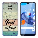Funda Gel Tpu para Oukitel C19 diseño Madera 01 Dibujos