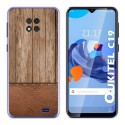 Funda Gel Tpu para Oukitel C19 diseño Madera 09 Dibujos