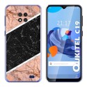 Funda Gel Tpu para Oukitel C19 diseño Mármol 07 Dibujos