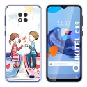 Funda Gel Tpu para Oukitel C19 diseño Café Dibujos