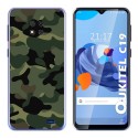 Funda Gel Tpu para Oukitel C19 diseño Camuflaje Dibujos