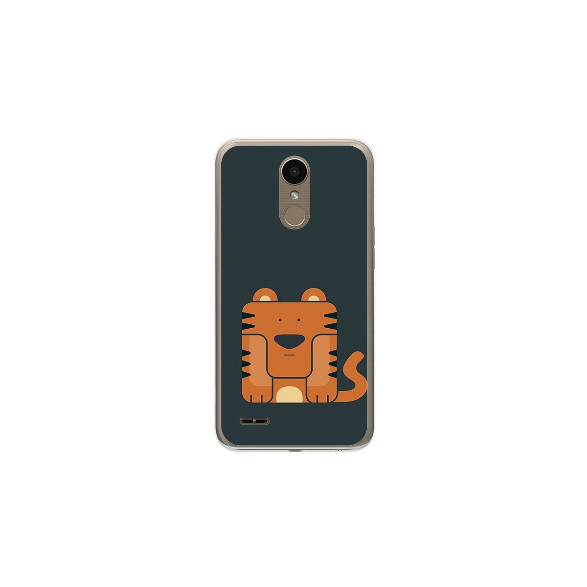 Funda Gel Tpu para Lg K10 2017 Diseño Tigre Dibujos