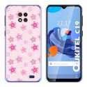 Funda Gel Tpu para Oukitel C19 diseño Flores Dibujos
