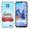 Funda Gel Tpu para Oukitel C19 diseño Furgoneta Dibujos