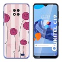 Funda Gel Tpu para Oukitel C19 diseño Flores Vintage Dibujos