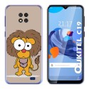 Funda Gel Tpu para Oukitel C19 diseño Leon Dibujos