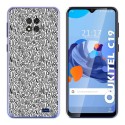 Funda Gel Tpu para Oukitel C19 diseño Letras Dibujos