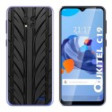 Funda Gel Tpu para Oukitel C19 diseño Neumatico Dibujos