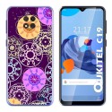 Funda Gel Tpu para Oukitel C19 diseño Radial Dibujos