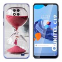 Funda Gel Tpu para Oukitel C19 diseño Reloj Dibujos