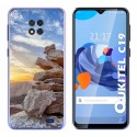 Funda Gel Tpu para Oukitel C19 diseño Sunset Dibujos