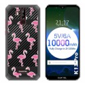 Funda Gel Transparente para Oukitel K13 Pro diseño Flamenco Dibujos