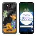Funda Gel Transparente para Oukitel K13 Pro diseño Jirafa Dibujos