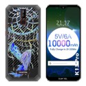 Funda Gel Transparente para Oukitel K13 Pro diseño Plumas Dibujos