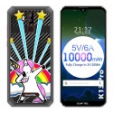 Funda Gel Transparente para Oukitel K13 Pro diseño Unicornio Dibujos