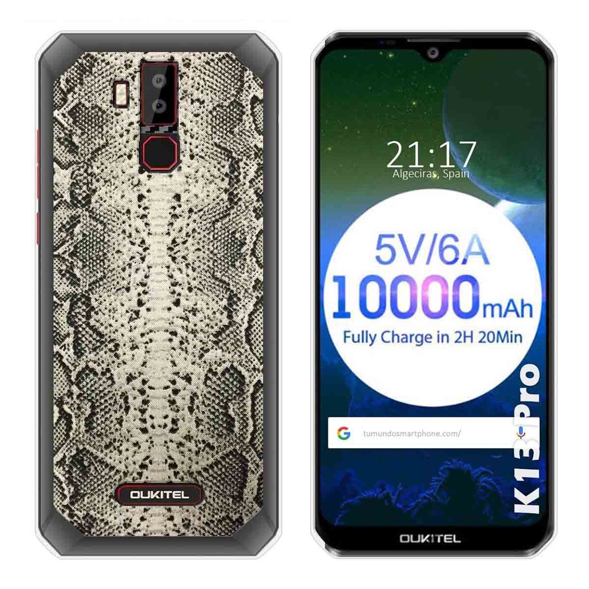 Funda Gel Tpu para Oukitel K13 Pro diseño Animal 01 Dibujos