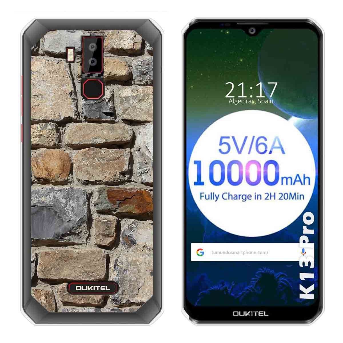 Funda Gel Tpu para Oukitel K13 Pro diseño Ladrillo 03 Dibujos