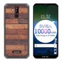 Funda Gel Tpu para Oukitel K13 Pro diseño Madera 03 Dibujos