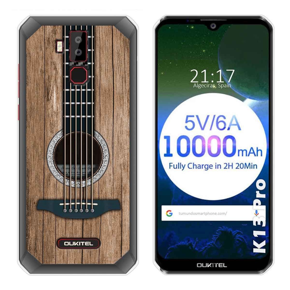 Funda Gel Tpu para Oukitel K13 Pro diseño Madera 11 Dibujos