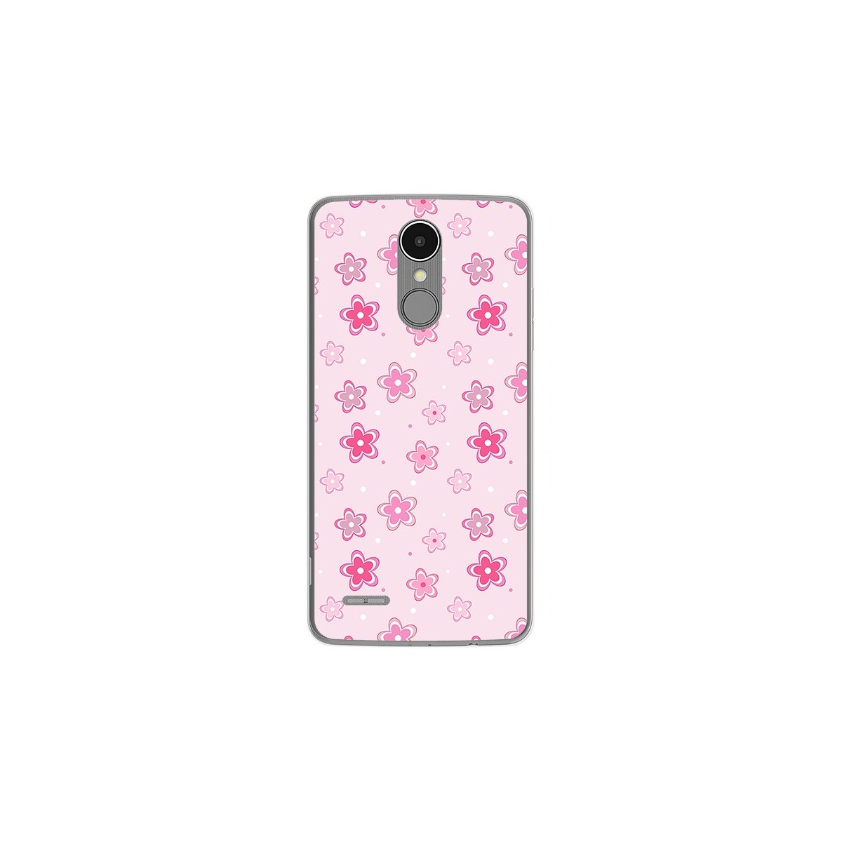 Funda Gel Tpu para Lg K4 2017 / K8 2017 Diseño Flores Dibujos