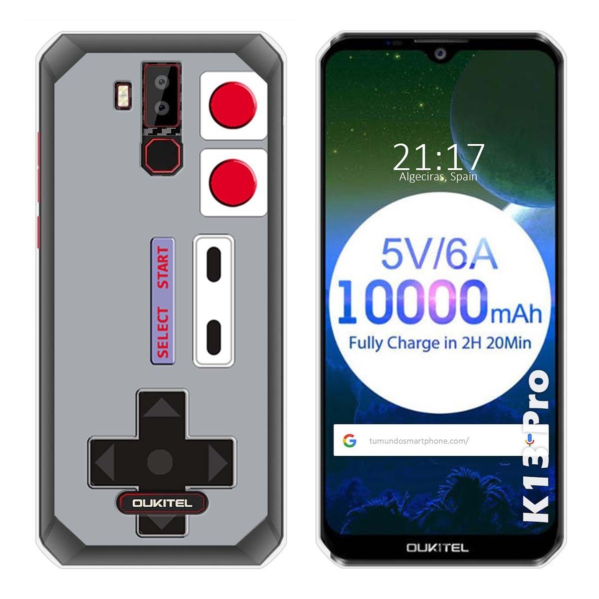 Funda Gel Tpu para Oukitel K13 Pro diseño Consola Dibujos