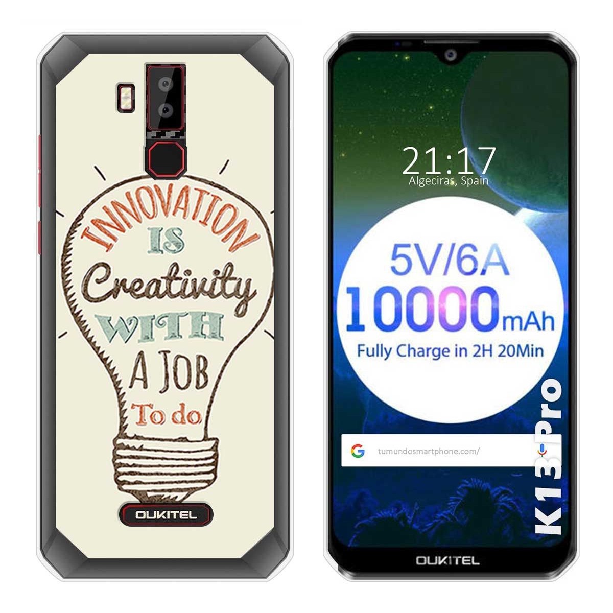 Funda Gel Tpu para Oukitel K13 Pro diseño Creativity Dibujos