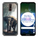 Funda Gel Tpu para Oukitel K13 Pro diseño Elefante Dibujos