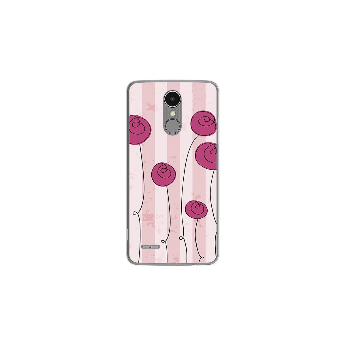 Funda Gel Tpu para Lg K4 2017 / K8 2017 Diseño Flores Vintage Dibujos