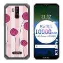 Funda Gel Tpu para Oukitel K13 Pro diseño Flores Vintage Dibujos
