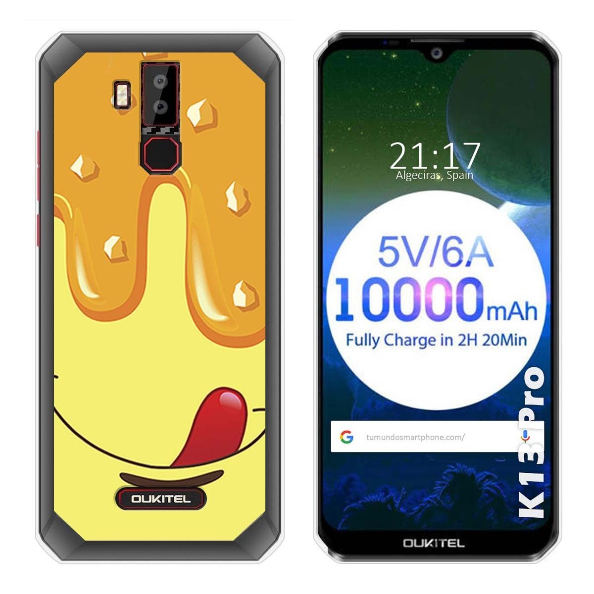 Funda Gel Tpu para Oukitel K13 Pro diseño Helado Vainilla Dibujos