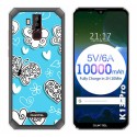 Funda Gel Tpu para Oukitel K13 Pro diseño Mariposas Dibujos