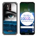 Funda Gel Tpu para Oukitel K13 Pro diseño Ojo Dibujos