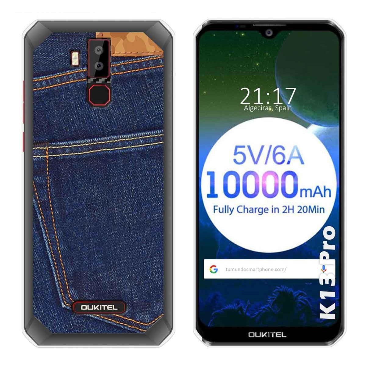 Funda Gel Tpu para Oukitel K13 Pro diseño Vaquero Dibujos