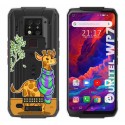 Funda Gel Transparente para Oukitel Wp7 diseño Jirafa Dibujos