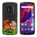 Funda Gel Transparente para Oukitel Wp7 diseño Tigre Dibujos