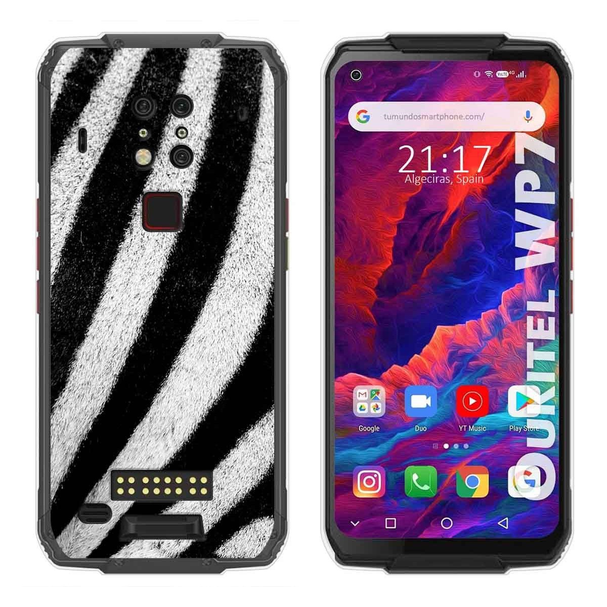 Funda Gel Tpu para Oukitel Wp7 diseño Animal 02 Dibujos