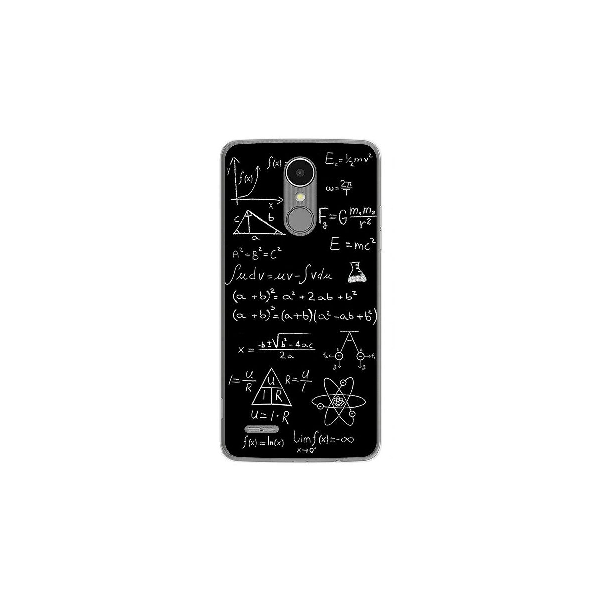 Funda Gel Tpu para Lg K4 2017 / K8 2017 Diseño Formulas Dibujos