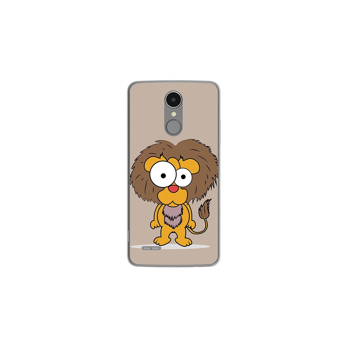 Funda Gel Tpu para Lg K4 2017 / K8 2017 Diseño Leon Dibujos