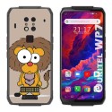 Funda Gel Tpu para Oukitel Wp7 diseño Leon Dibujos