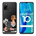 Funda Gel Transparente para Ulefone Armor Note 9P diseño Avestruz Dibujos