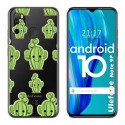Funda Gel Transparente para Ulefone Armor Note 9P diseño Cactus Dibujos