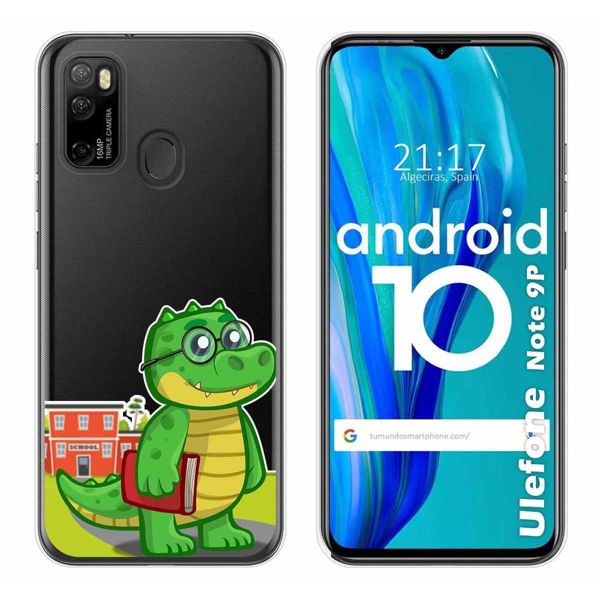Funda Gel Transparente para Ulefone Armor Note 9P diseño Coco Dibujos