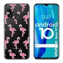 Funda Gel Transparente para Ulefone Armor Note 9P diseño Flamenco Dibujos